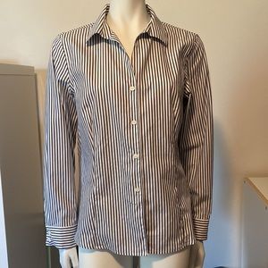 Jones New York Signature Non Iron Size L New No Tags Exc Shape